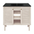 Swiss Madison Bron 36" Freestanding Bathroom Vanity - White Oak with Black Sink Top - SM-BV6202WO-MB