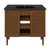 Swiss Madison Bron 36" Freestanding Bathroom Vanity - Brown Oak with Black Sink Top - SM-BV6202BO-MB