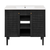 Swiss Madison Bron 36" Freestanding Bathroom Vanity - Black Oak with White Sink Top - SM-BV6202AO