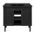 Swiss Madison Bron 36" Freestanding Bathroom Vanity - Black Oak with Black Sink Top - SM-BV6202AO-MB
