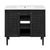 Swiss Madison Bron 36" Freestanding Bathroom Vanity - Black Oak with White 3-Hole Widespread Sink Top - SM-BV6202AO-3W