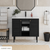Swiss Madison Bron 36" Freestanding Bathroom Vanity Cabinet without Top - Black Oak - SM-BV6202AO-C