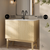 Swiss Madison Bosse 36" Freestanding Bathroom Vanity - Natural Oak with White Sink Top - SM-BV8802NO