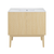 Swiss Madison Bosse 36" Freestanding Bathroom Vanity - Natural Oak with White Sink Top - SM-BV8802NO