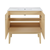 Swiss Madison Bosse 36" Freestanding Bathroom Vanity - Natural Oak with White Sink Top - SM-BV8802NO