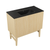 Swiss Madison Bosse 36" Freestanding Bathroom Vanity - Natural Oak with Black Sink Top - SM-BV8802NOMB