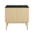 Swiss Madison Bosse 36" Freestanding Bathroom Vanity - Natural Oak with Black Sink Top - SM-BV8802NOMB