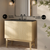 Swiss Madison Bosse 36" Freestanding Bathroom Vanity - Natural Oak with Black 3-Hole Widespread Sink Top - SM-BV8802NO-3MB