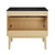 Swiss Madison Bosse 36" Freestanding Bathroom Vanity - Natural Oak with Black 3-Hole Widespread Sink Top - SM-BV8802NO-3MB