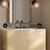 Swiss Madison Bosse 36" Freestanding Bathroom Vanity - Natural Oak with White 3-Hole Widespread Sink Top - SM-BV8802NO-3