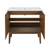 Swiss Madison Bosse 36" Freestanding Bathroom Vanity - Brown Oak with White Sink Top - SM-BV8802BO