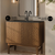 Swiss Madison Bosse 36" Freestanding Bathroom Vanity - Brown Oak with Black Sink Top - SM-BV8802BOMB