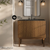 Swiss Madison Bosse 36" Freestanding Bathroom Vanity - Brown Oak with Black 3-Hole Widespread Sink Top - SM-BV8802BO-3MB