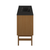 Swiss Madison Bosse 36" Freestanding Bathroom Vanity - Brown Oak with Black 3-Hole Widespread Sink Top - SM-BV8802BO-3MB