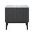 Swiss Madison Bosse 36" Freestanding Bathroom Vanity - Black Oak with White Sink Top - SM-BV8802AO