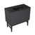 Swiss Madison Bosse 36" Freestanding Bathroom Vanity - Black Oak with Black Sink Top - SM-BV8802AOMB