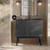 Swiss Madison Bosse 36" Freestanding Bathroom Vanity - Black Oak with Black Sink Top - SM-BV8802AOMB