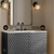Swiss Madison Bosse 36" Freestanding Bathroom Vanity - Black Oak with White 3-Hole Widespread Sink Top - SM-BV8802AO-3
