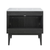 Swiss Madison Bosse 36" Freestanding Bathroom Vanity - Black Oak with White 3-Hole Widespread Sink Top - SM-BV8802AO-3