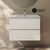 Swiss Madison Liberte 30" Wall-Mounted Bathroom Vanity - White Oak with White Sink Top - SM-BV7801WO