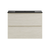 Swiss Madison Liberte 30" Wall-Mounted Bathroom Vanity - White Oak with Black Sink Top - SM-BV7802WO