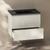 Swiss Madison Liberte 30" Wall-Mounted Bathroom Vanity - White Oak with Black 3-Hole Widespread Sink Top - SM-BV7804WO