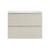 Swiss Madison Liberte 30" Wall-Mounted Bathroom Vanity - White Oak with White 3-Hole Widespread Sink Top - SM-BV7803WO