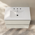 Swiss Madison Liberte 30" Wall-Mounted Bathroom Vanity - White Oak with White 3-Hole Widespread Sink Top - SM-BV7803WO