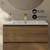 Swiss Madison Liberte 30" Freestanding Bathroom Vanity - Brown Oak with White Sink Top - SM-BV7807BO