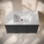 Swiss Madison Cascade 36" Wall-Mounted Bathroom Vanity - Black Oak with White Sink Top - SM-BV8602AO