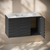 Swiss Madison Cascade 36" Wall-Mounted Bathroom Vanity - Black Oak with White 3-Hole Widespread Sink Top - SM-BV8602AO-3W