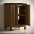 Swiss Madison Troyes 24" Freestanding Bathroom Vanity - Brown Oak with Black Sink Top - SM-BV3401BO-MB