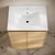 Swiss Madison St. Tropez 24" Freestanding Bathroom Vanity - Natural Oak with White Sink Top - SM-BV0801NO