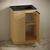 Swiss Madison St. Tropez 24" Freestanding Bathroom Vanity - Natural Oak with Black Sink Top - SM-BV0801NO-MB