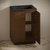 Swiss Madison St. Tropez 24" Freestanding Bathroom Vanity - Brown Oak with Black Sink Top - SM-BV0801BO-MB