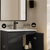 Swiss Madison St. Tropez 24" Freestanding Bathroom Vanity - Black Oak with White Sink Top - SM-BV0801AO