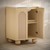 Swiss Madison Plaisir II 24" Freestanding Bathroom Vanity - Natural Oak with White Sink Top - SM-BV0701NO