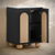 Swiss Madison Plaisir II 24" Freestanding Bathroom Vanity - Black Oak with White 3-Hole Centerset Sink Top - SM-BV0701AO-3C