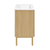 Swiss Madison Classe 24" Freestanding Bathroom Vanity - Natural Oak with White Sink Top - SM-BV662NO