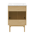 Swiss Madison Classe 24" Freestanding Bathroom Vanity - Natural Oak with White 3-Hole Centerset Sink Top - SM-BV662NO-3