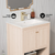 Swiss Madison Chateau 24" Freestanding Bathroom Vanity - White Oak with White Sink Top - SM-BV0601WO