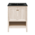 Swiss Madison Chateau 24" Freestanding Bathroom Vanity - White Oak with Black 3-Hole Centerset Sink Top - SM-BV0601WO-3CMB