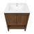 Swiss Madison Chateau 24" Freestanding Bathroom Vanity - Brown Oak with White Sink Top - SM-BV0601BO