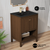 Swiss Madison Chateau 24" Freestanding Bathroom Vanity - Brown Oak with Black Sink Top - SM-BV0601BO-MB
