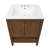 Swiss Madison Chateau 24" Freestanding Bathroom Vanity - Brown Oak with White 3-Hole Centerset Sink Top - SM-BV0601BO-3C