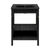 Swiss Madison Chateau 24" Freestanding Bathroom Vanity - Black Oak with Black 3-Hole Centerset Sink Top - SM-BV0601AO-3CMB