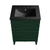 Swiss Madison Cascade 24" Freestanding Bathroom Vanity - Green Oak with Black 3-Hole Widespread Sink Top - SM-BV470GA-3WMB