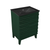 Swiss Madison Cascade 24" Freestanding Bathroom Vanity - Green Oak with Black 3-Hole Widespread Sink Top - SM-BV470GA-3WMB