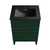 Swiss Madison Cascade 24" Freestanding Bathroom Vanity - Green Oak with Black 3-Hole Centerset Sink Top - SM-BV470GA-3CMB