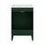 Swiss Madison Cascade 24" Freestanding Bathroom Vanity - Green Oak with White 3-Hole Widespread Sink Top - SM-BV470GA-3W
